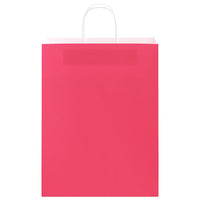 Sacchetti di Carta 50 pz con Manici Rosa 32x12x42 cm