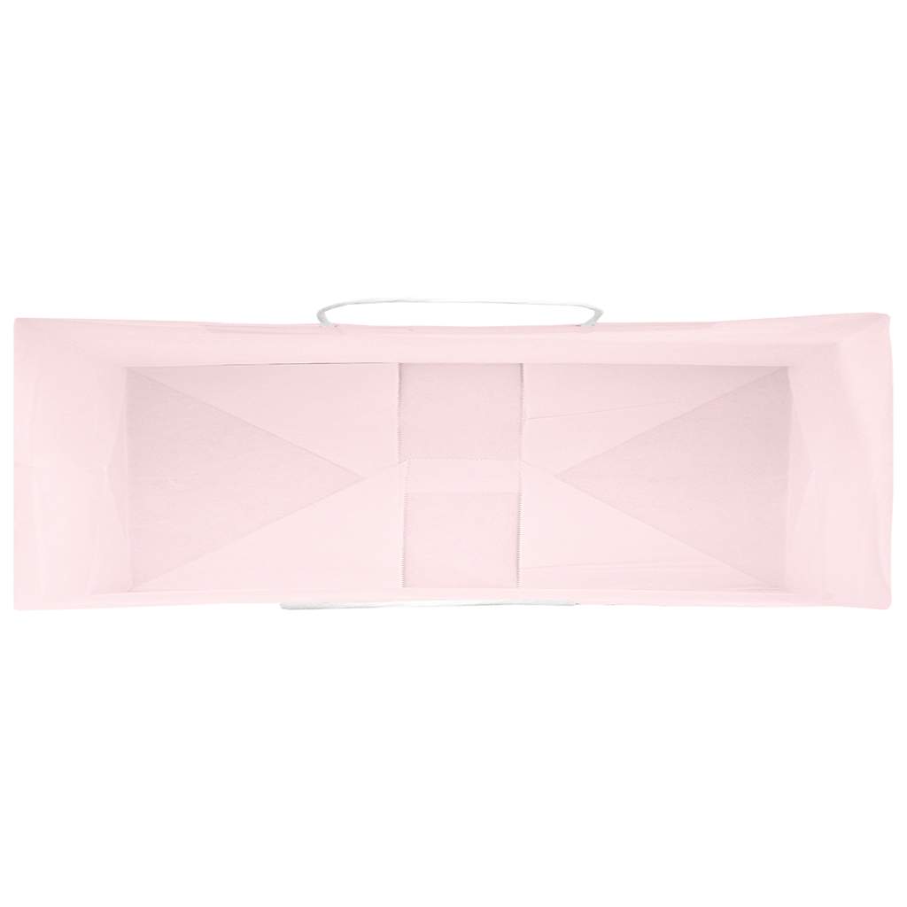 Sacchetti di Carta 50 pz con Manici Rosa 32x12x42 cm 4101662
