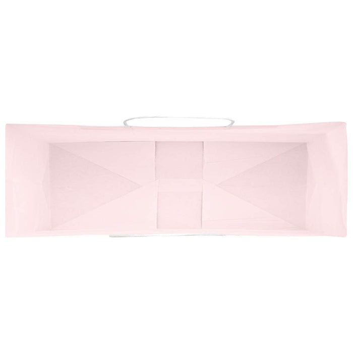 Sacchetti di Carta 50 pz con Manici Rosa 32x12x42 cm 4101662