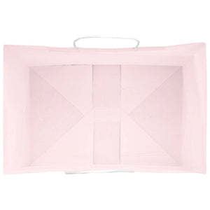 vidaXL Sacchetti di Carta 50 pz con Manici Rosa 32x22x24 cm