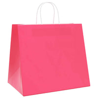 Sacchetti di Carta 50 pz con Manici Rosa 32x22x28 cm 4101666