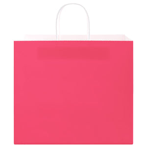 Sacchetti di Carta 50 pz con Manici Rosa 32x22x28 cm 4101666