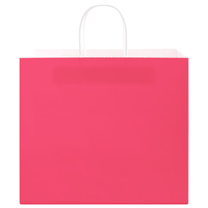 Sacchetti di Carta 50 pz con Manici Rosa 32x22x28 cm 4101666