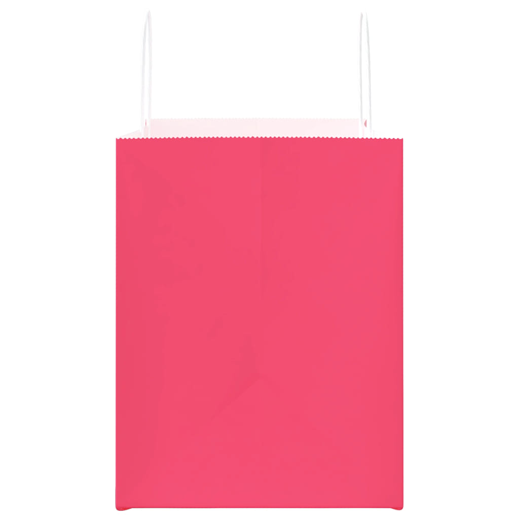 Sacchetti di Carta 50 pz con Manici Rosa 32x22x28 cm 4101666