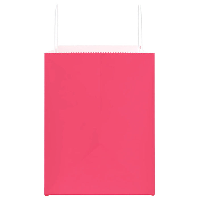 Sacchetti di Carta 50 pz con Manici Rosa 32x22x28 cm 4101666