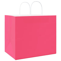 Sacchetti di Carta 50 pz con Manici Rosa 32x22x28 cm 4101666