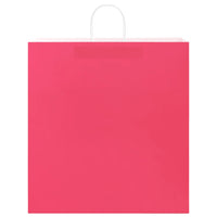 Sacchetti di Carta 50 pz con Manici Rosa 45x17x48 cm 4101667