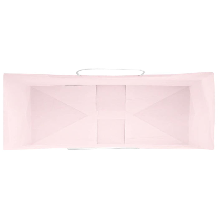 Sacchetti di Carta 50 pz con Manici Rosa 45x17x48 cm 4101667