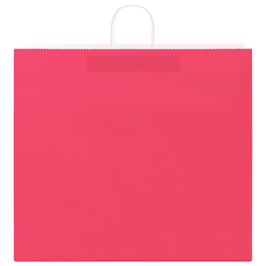 Sacchetti di Carta 50 pz con Manici Rosa 54x15x49 cm