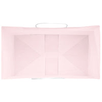 Sacchetti di Carta 250 pz con Manici Rosa 15x8x21 cm