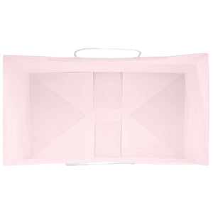 Sacchetti di Carta 250 pz con Manici Rosa 15x8x21 cm