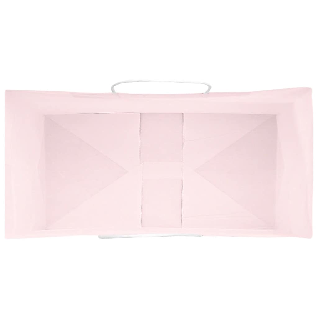 Sacchetti di Carta 250 pz con Manici Rosa 21x11x31 cm 4101672