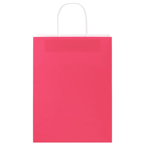 Sacchetti di Carta 250 pz con Manici Rosa 26x12x35 cm 4101674