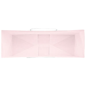 Sacchetti di Carta 250 pz con Manici Rosa 32x12x42 cm
