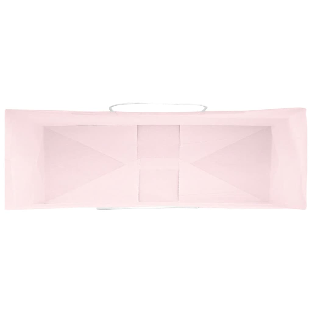Sacchetti di Carta 250 pz con Manici Rosa 32x12x42 cm 4101676