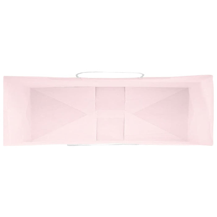 Sacchetti di Carta 250 pz con Manici Rosa 32x12x42 cm 4101676