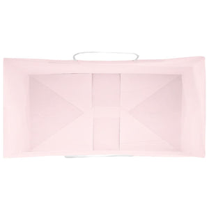 vidaXL Sacchetti di Carta 250 pz con Manici Rosa 32x17x44 cm