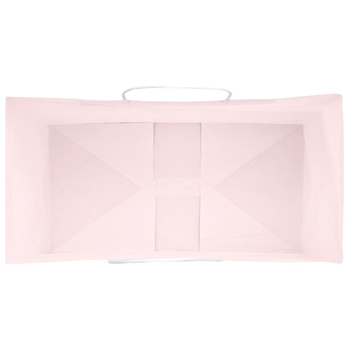 Sacchetti di Carta 250 pz con Manici Rosa 32x17x44 cm 4101678