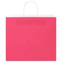 Sacchetti di Carta 250 pz con Manici Rosa 32x22x28 cm