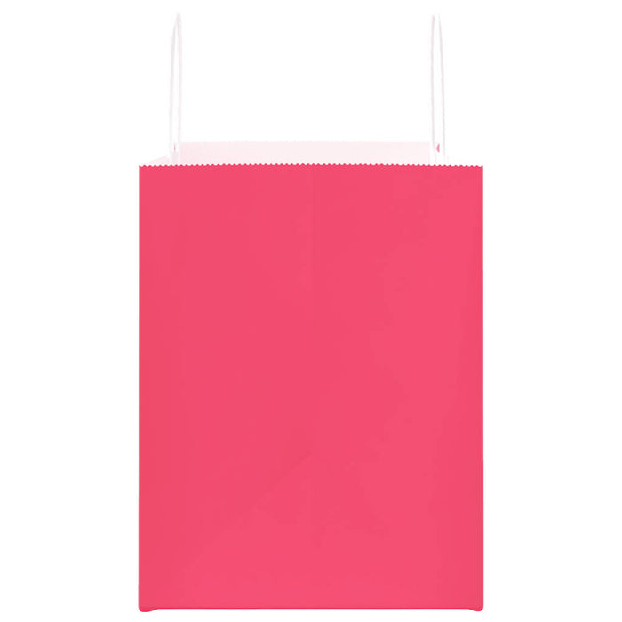 Sacchetti di Carta 250 pz con Manici Rosa 32x22x28 cm 4101680