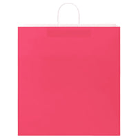 Sacchetti di Carta 250 pz con Manici Rosa 45x17x48 cm