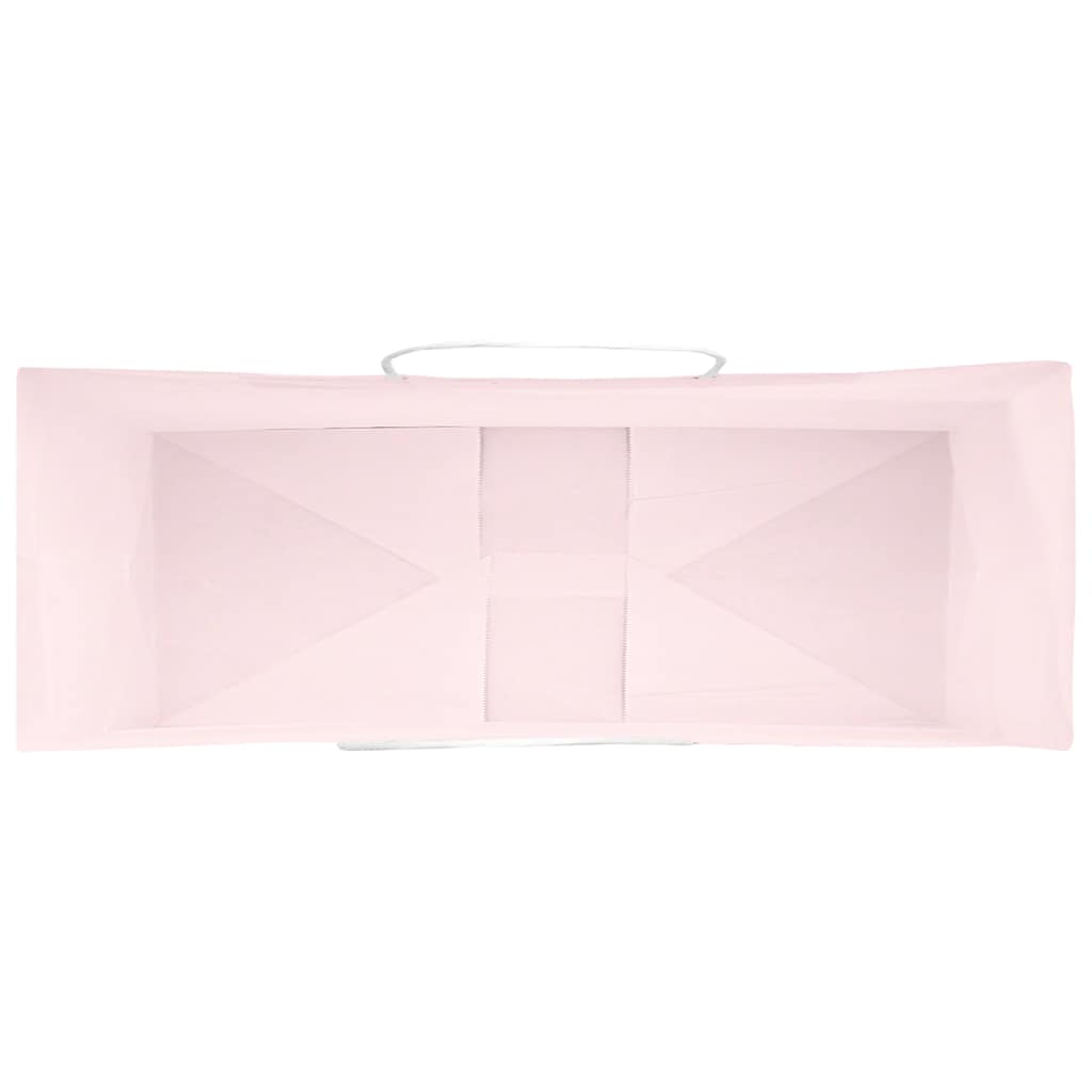 Sacchetti di Carta 250 pz con Manici Rosa 45x17x48 cm