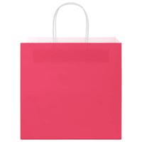 Sacchetti di Carta 250 pz con Manici Rosa 54x15x49 cm 4101682