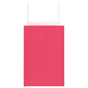 Sacchetti di Carta 250 pz con Manici Rosa 54x15x49 cm 4101682