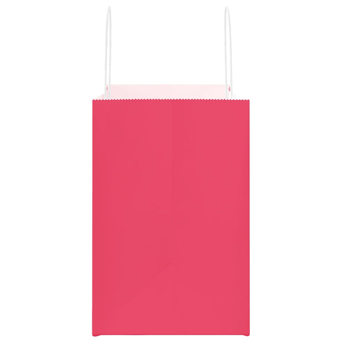 Sacchetti di Carta 250 pz con Manici Rosa 54x15x49 cm 4101682