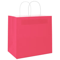 Sacchetti di Carta 250 pz con Manici Rosa 54x15x49 cm