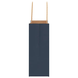 Sacchetti di Carta 50 pz con Manici Blu 18x8x22 cm 4101684