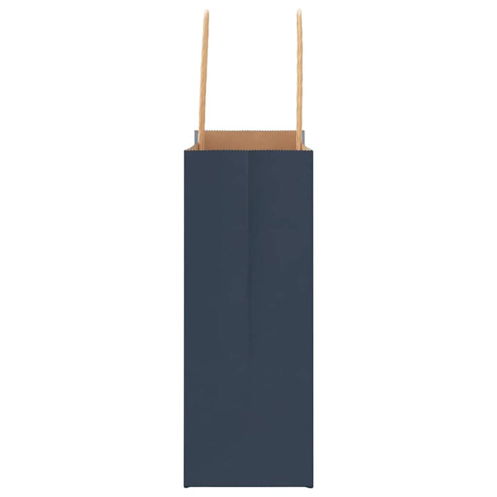 Sacchetti di Carta 50 pz con Manici Blu 18x8x22 cm 4101684