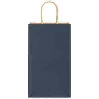 vidaXL Sacchetti di Carta 50 pz con Manici Blu 21x11x36 cm