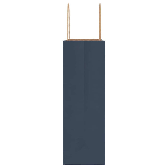 Sacchetti di Carta 50 pz con Manici Blu 26x12x35 cm 4101688