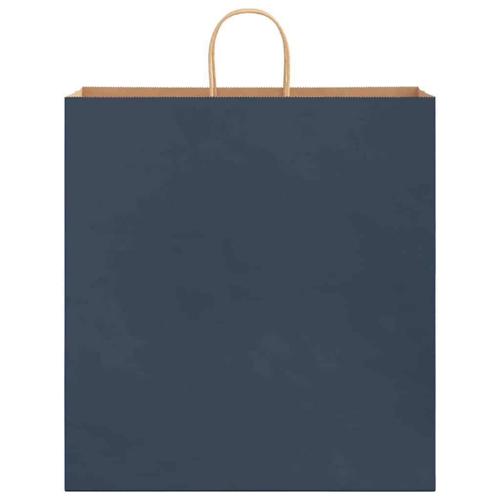 Sacchetti di Carta 50 pz con Manici Blu 45x17x48 cm 4101695