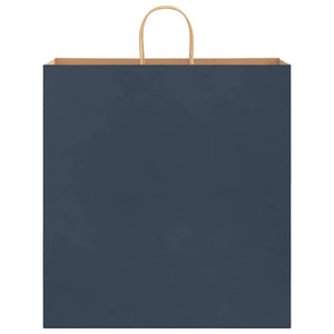 Sacchetti di Carta 50 pz con Manici Blu 45x17x48 cm 4101695