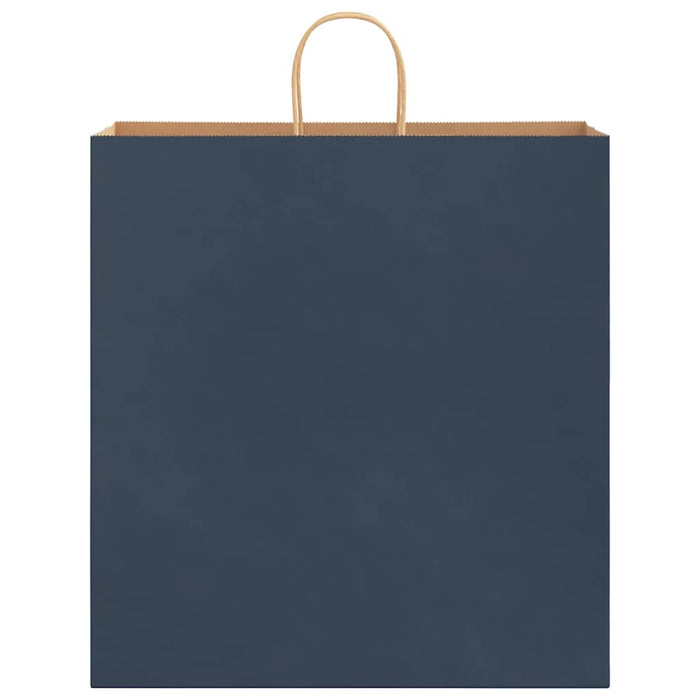 Sacchetti di Carta 50 pz con Manici Blu 45x17x48 cm 4101695