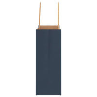 Sacchetti di Carta 250 pz con Manici Blu 18x8x22 cm 4101698