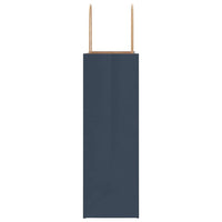 vidaXL Sacchetti di Carta 250 pz con Manici Blu 26x12x35 cm