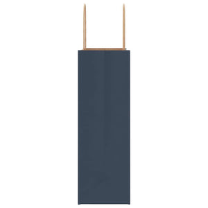 vidaXL Sacchetti di Carta 250 pz con Manici Blu 26x12x35 cm