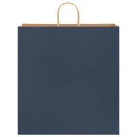 vidaXL Sacchetti di Carta 250 pz con Manici Blu 45x17x48 cm