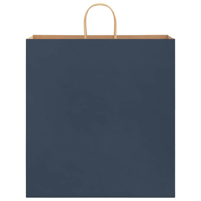 vidaXL Sacchetti di Carta 250 pz con Manici Blu 45x17x48 cm