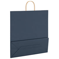vidaXL Sacchetti di Carta 250 pz con Manici Blu 45x17x48 cm