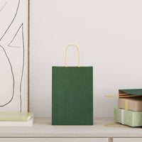 Sacchetti di Carta 50 pz con Manici Verdi 15x8x21 cm 4101711