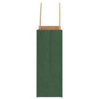 Sacchetti di Carta 50 pz con Manici Verdi 18x8x22 cm 4101712