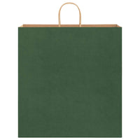 vidaXL Sacchetti di Carta 50 pz con Manici Verdi 45x17x48 cm