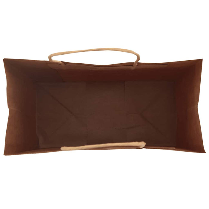 Sacchetti di Carta 250 pz con Manici Verdi 21x11x28 cm 4101727