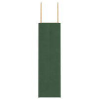 vidaXL Sacchetti di Carta 250 pz con Manici Verdi 21x11x36 cm
