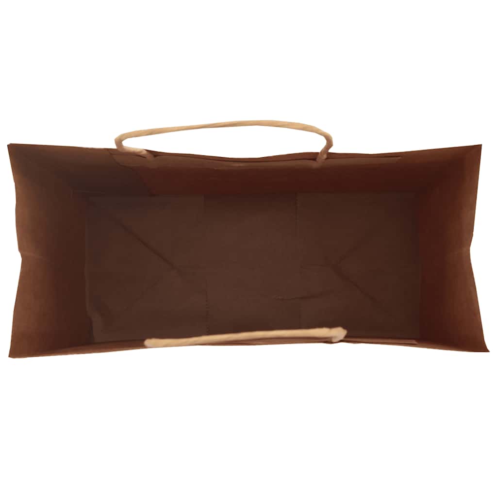 Sacchetti di Carta 50 pz con Manici Rossi 18x8x22 cm 4101740