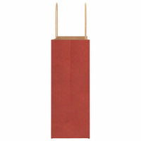 vidaXL Sacchetti di Carta 50 pz con Manici Rossi 21x11x28 cm